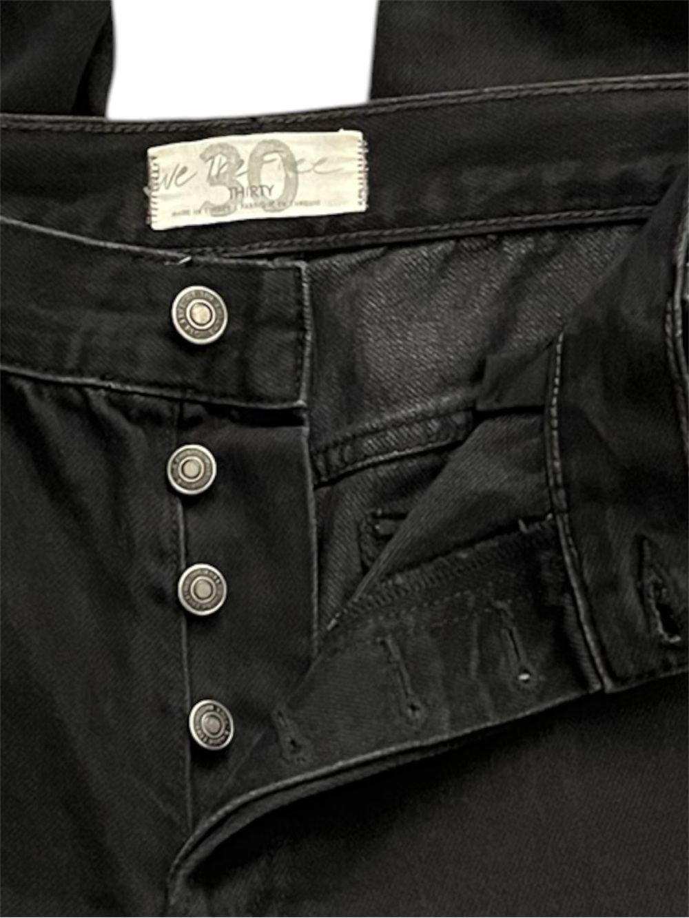 We The Free Maggie Mid-Rise Distressed Crop Jeans - Black - Picture 8 of 10